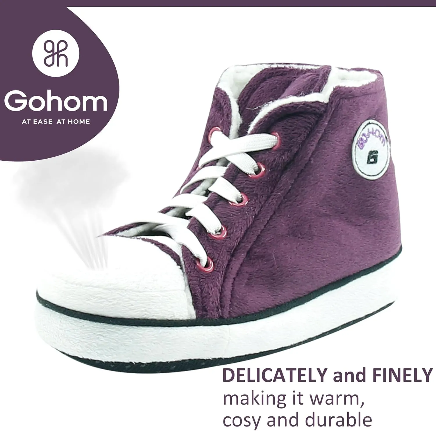 Kids Sneaker Slippers - Soft and Stylish Comfort Cozy House Shoes for Girls and Boys