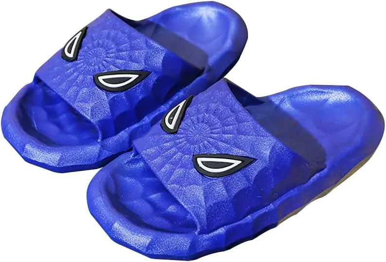 Kids Spider Slides Sandals Boys Girls Non-Slip Shower Pool Slippers Summer Beach Pool Water Shoes