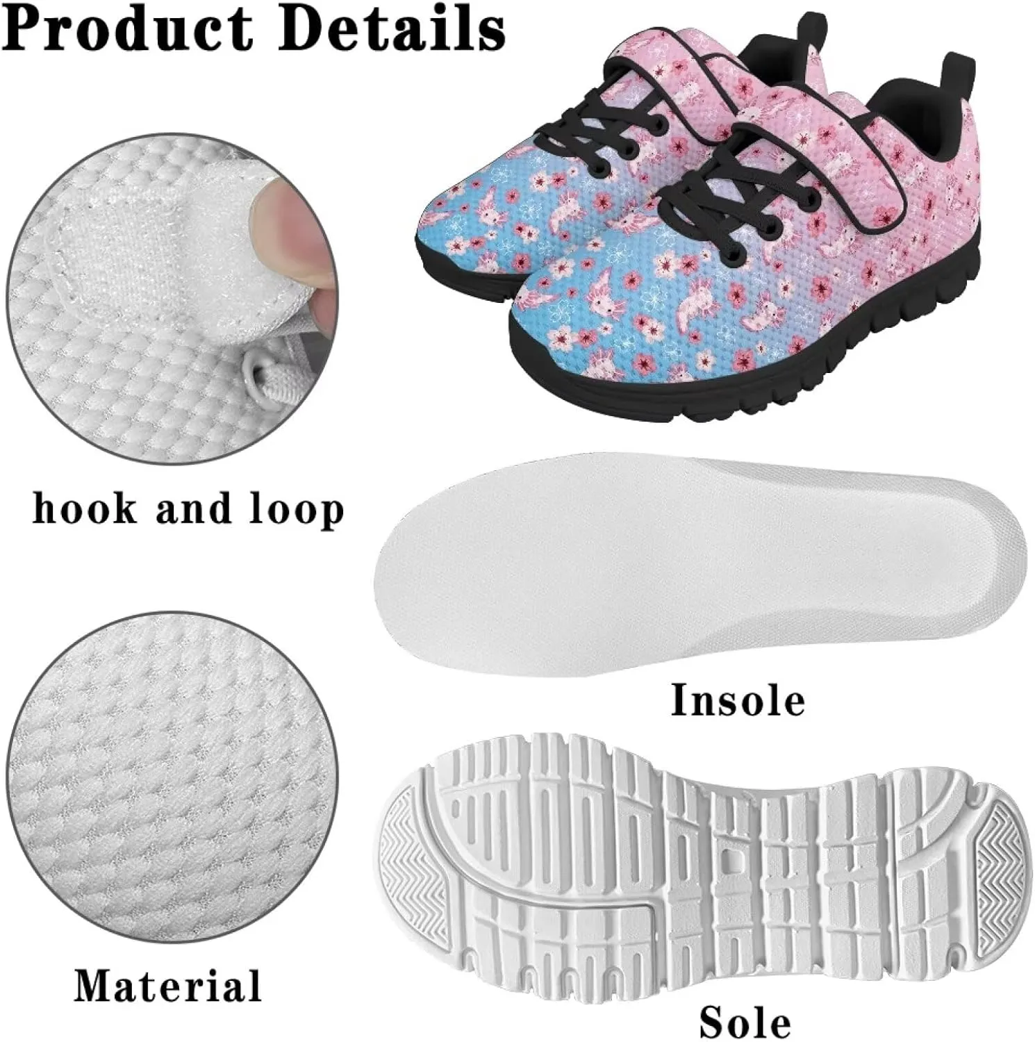 Kids Tennis Shoes Cute Sneakers for Little Girl Shoes Soft Sport Shoes