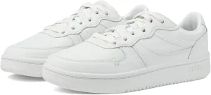 LABEL™ Go-to Low Lace-up Women's Sneakers – Leather & Textile Construction – Round Toe – Flat Silhouette