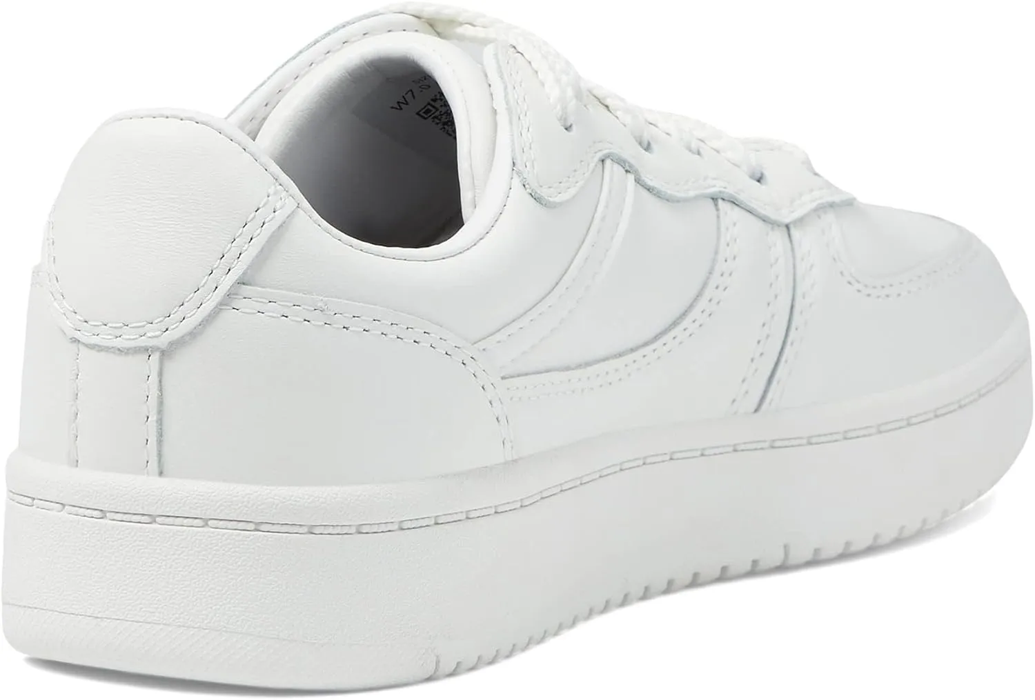 LABEL™ Go-to Low Lace-up Women's Sneakers – Leather & Textile Construction – Round Toe – Flat Silhouette