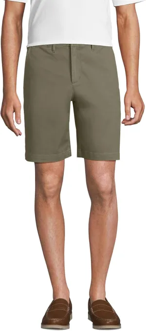 Lands' End Men's Big 9 Inch Comfort Waist Comfort First Knockabout Chino Shorts