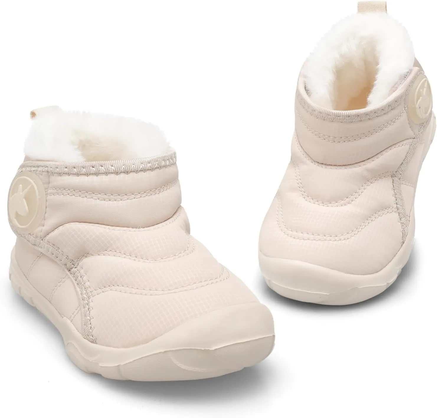 LeIsfIt Toddler Boots Girls Boys Winter Boots Cozy Fleece Snow Boots Indoor Outdoor Warm Shoes