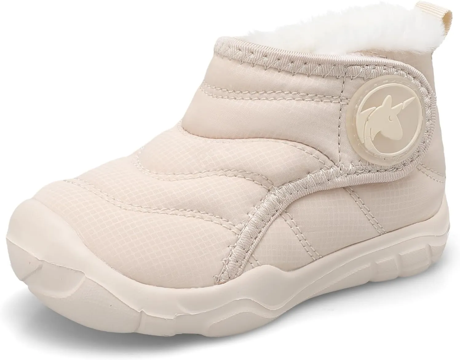 LeIsfIt Toddler Boots Girls Boys Winter Boots Cozy Fleece Snow Boots Indoor Outdoor Warm Shoes