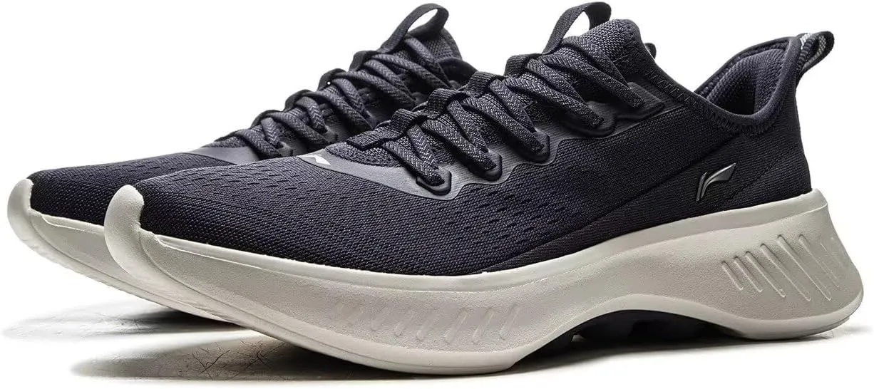 LI-NING Soft Essential V2 Men Casual Shoes Trendy Rebound Breathable Lightweight Sneakers AGLV021