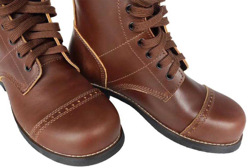 M1942 Long Boots Men's Paratroops Boots Cowhide Land Outdoor Shoes Boots Replica WW2 US