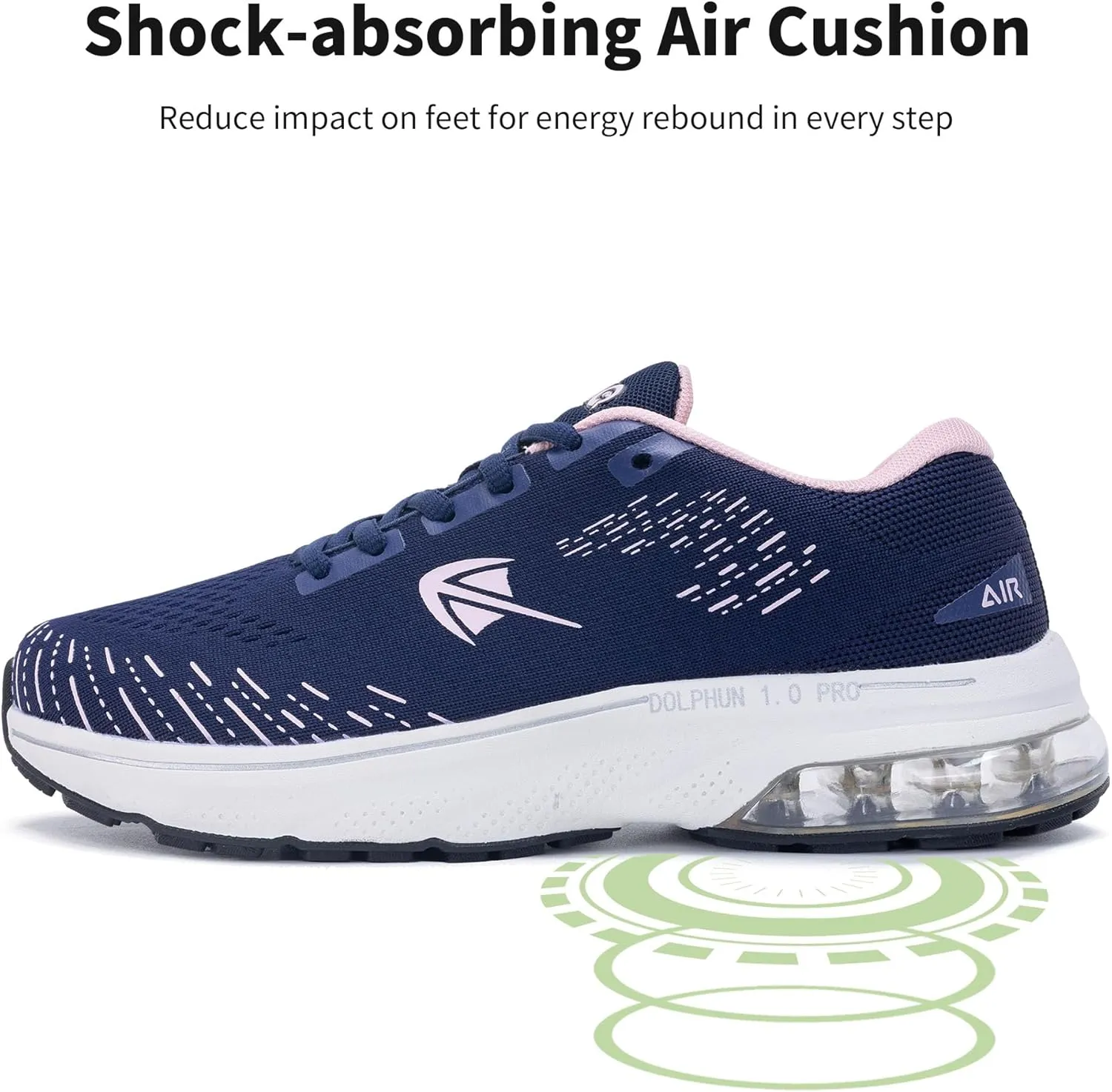 MAFEKE Womens Wide Toe Box Running Shoes Air Arch Support Tennis Athletic Sneakers Orthotic Walking Shoes for Plantar Fasciitis Pain Relief US 6-11