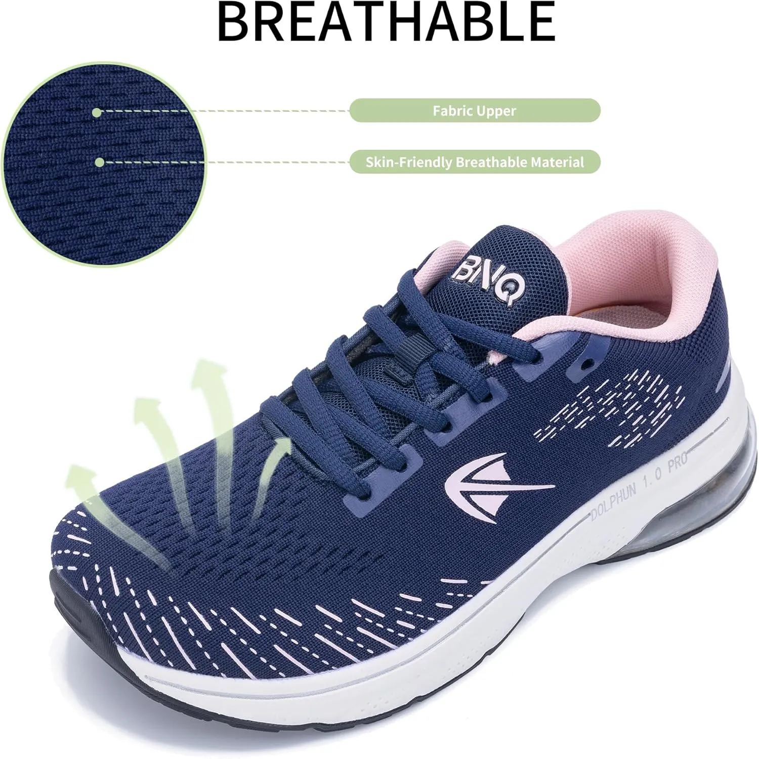 MAFEKE Womens Wide Toe Box Running Shoes Air Arch Support Tennis Athletic Sneakers Orthotic Walking Shoes for Plantar Fasciitis Pain Relief US 6-11