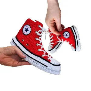 Matching Mother Daughter/Boy Sneakers Indoor Slippers - Handmade, Soft Stylish Family Father/Son Footwear Plush