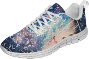Men Women Math Shoes Unisex Running Shoes Non Slip Soft Lightweight Walking Sneakers