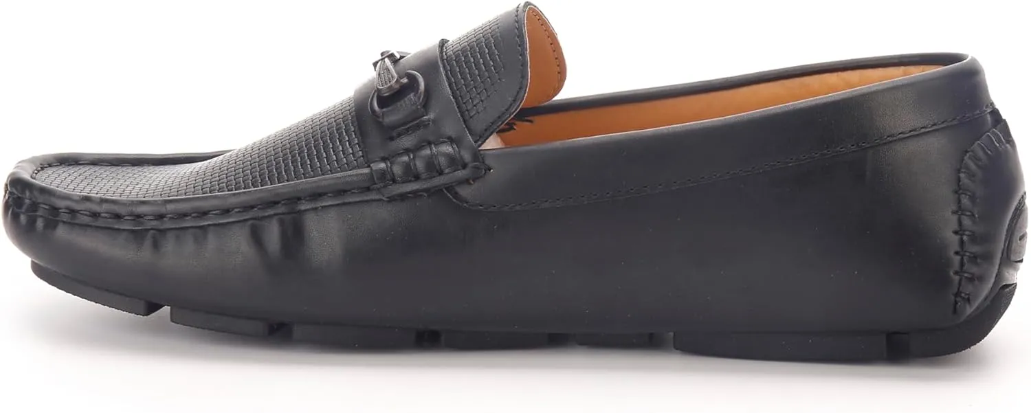Men's Bit Comfort Driving Shoes, Stylish Slip-On Loafers for Casual and Everyday Wear, Sizes 8-12