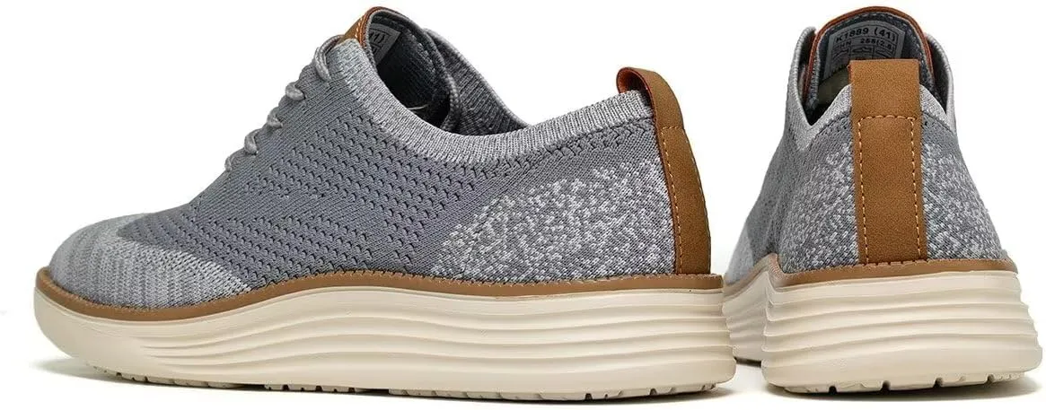 Mens Casual Dress Shoes Fashion Walking Sneakers Mesh Business Oxfords Work Lightweight Soft Sole Zapatos