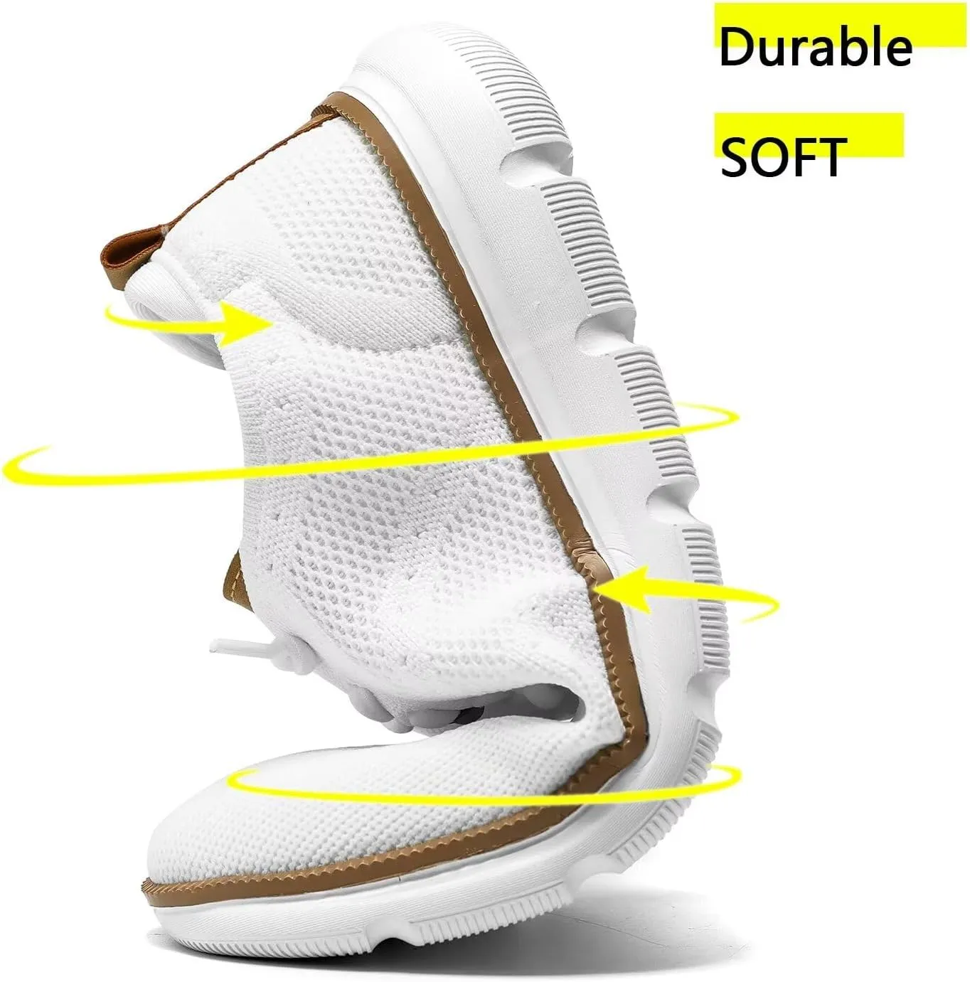 Men's Casual Fashion Sneakers Dress Oxfords Business Walking Shoes Mesh Work Comfortable Lightweight Soft Sole