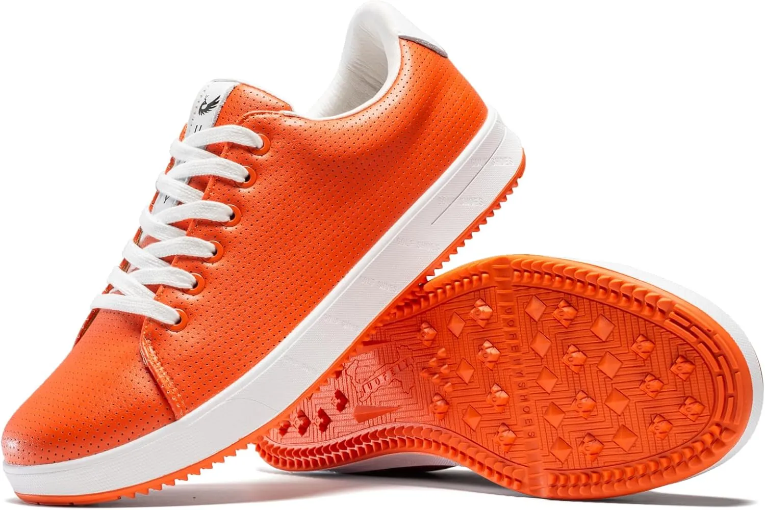 Men's Golf Shoes Professional Spikeless Leather Sneakers Non Slip Low Top Lightweight Comfort Travel Walking Shoes