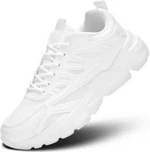 Men's Road-Running-Shoes Walking Shoes Fashion Athletic Sneakers Working Gym Comfort Lightweight Mesh Shoes.