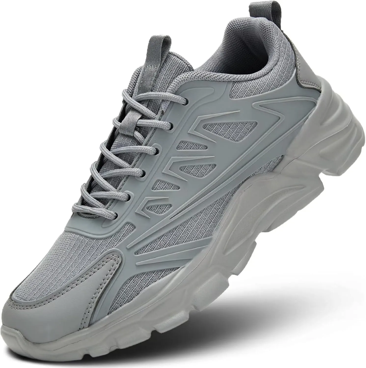 Men's Road-Running-Shoes Walking Shoes Fashion Athletic Sneakers Working Gym Comfort Lightweight Mesh Shoes.