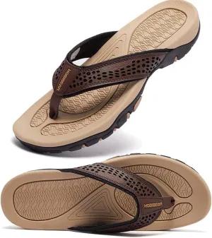 Mens Sport Flip Flops Comfort Sandals Indoor and Outdoor Beach Flip Flop