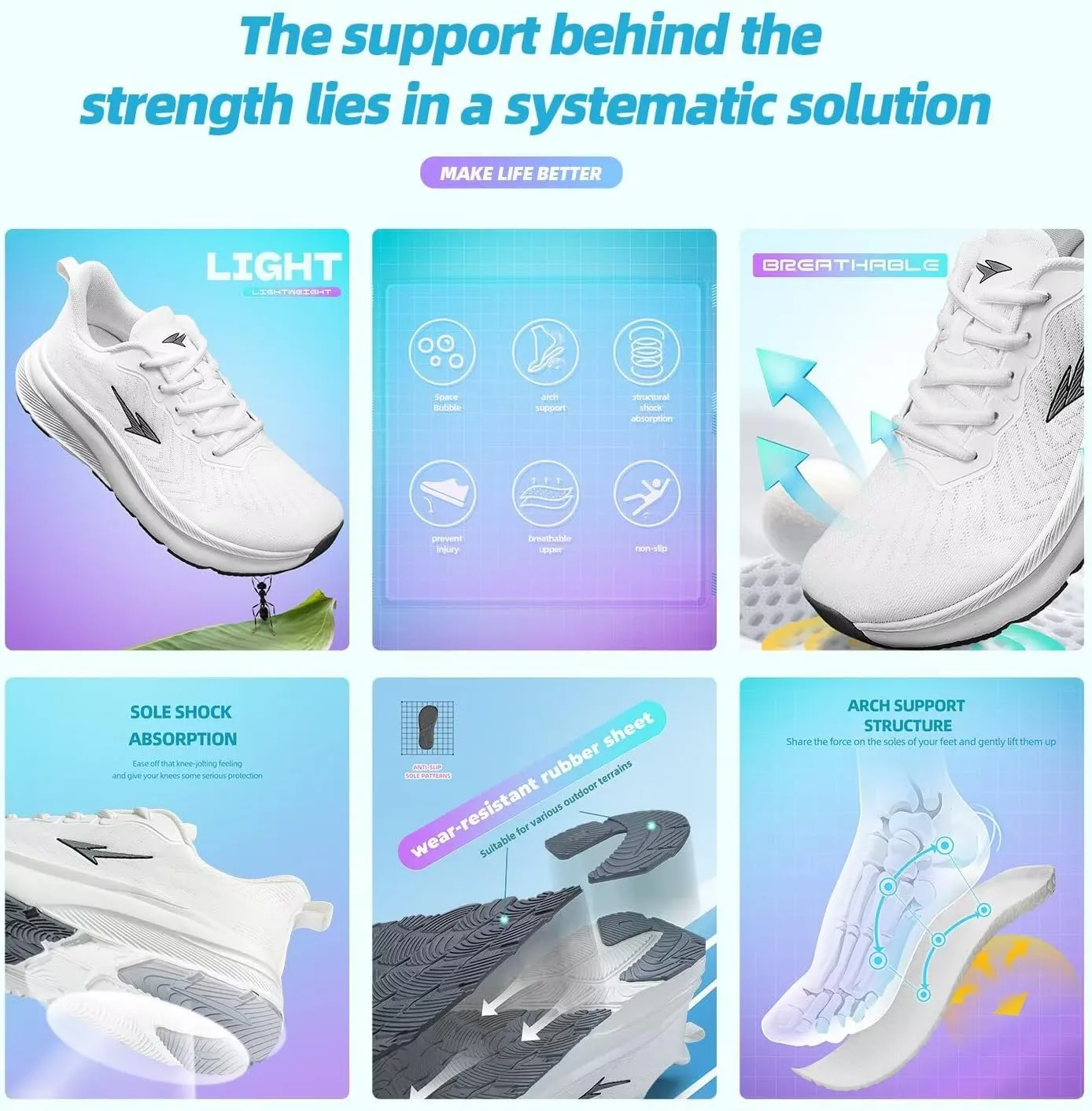 Mens Wide Toe Box Running Shoes Casual Walking Sneakers Tennis Comfortable Athletic Sport Gym Workout Soft Sole