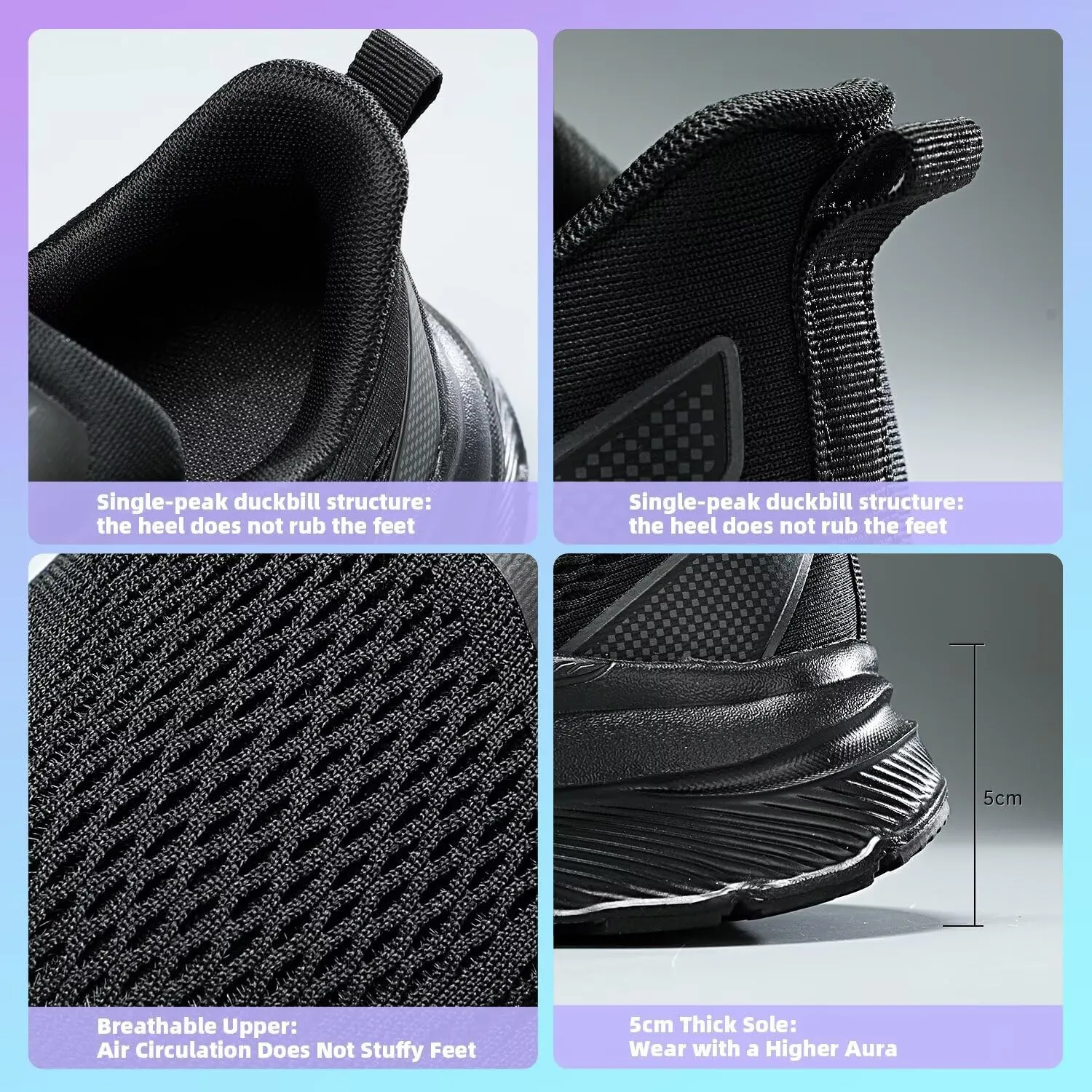 Mens Wide Walking Shoes Soft Sole Non Slip Running Comfortable Tennis Breathable Athletic Gym Workout Sport Sneakers