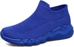 Men's Women's Knitted Mesh Fashion Breathable Ankle-High Road Running Shoes Soft Sneakers Shoes Trainers Shoes