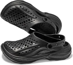 Mnplciea Mens Arch Support Clogs Lightweight Garden Shoes Comfort Slip On Sandals