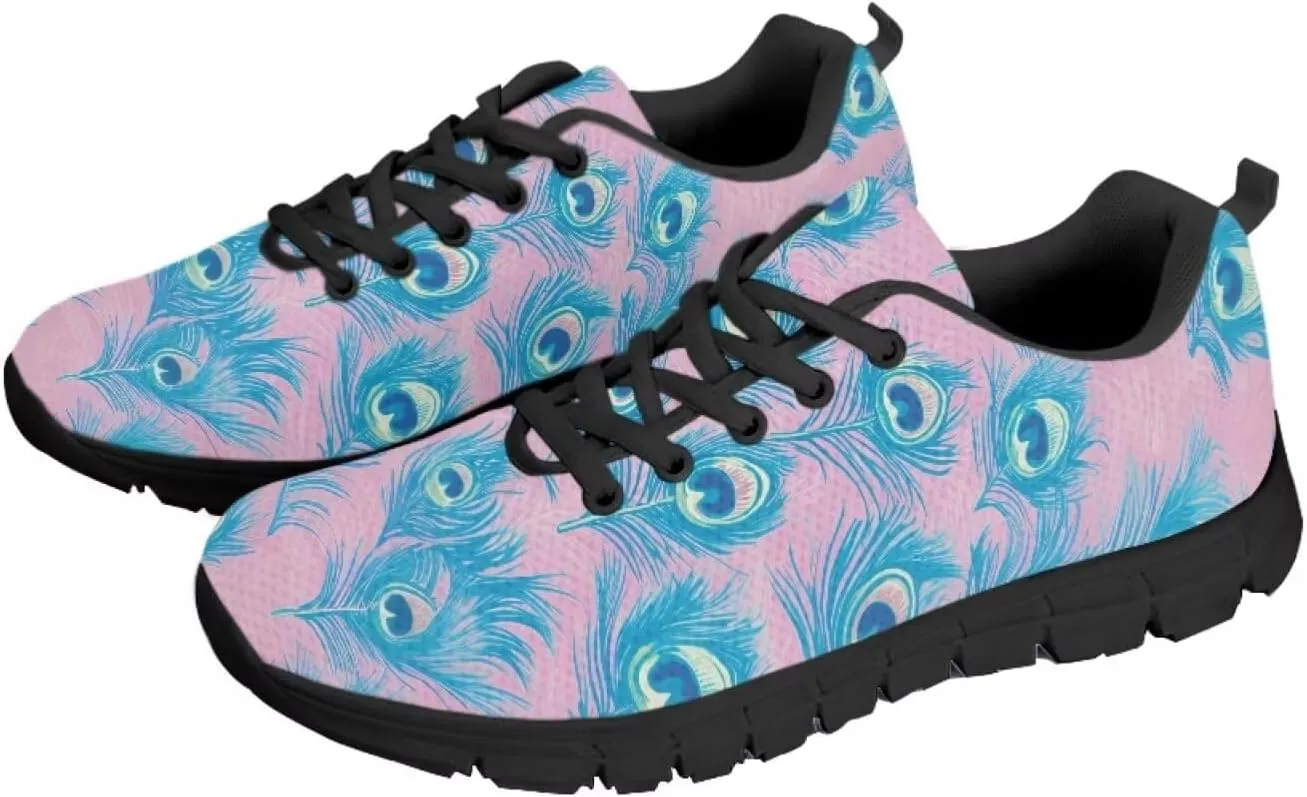 Modysero Soft Tennis Shoes for Women Shoes Lace Up Mesh Women Running Sneakers for Fall Outdoor Walking Sneakers