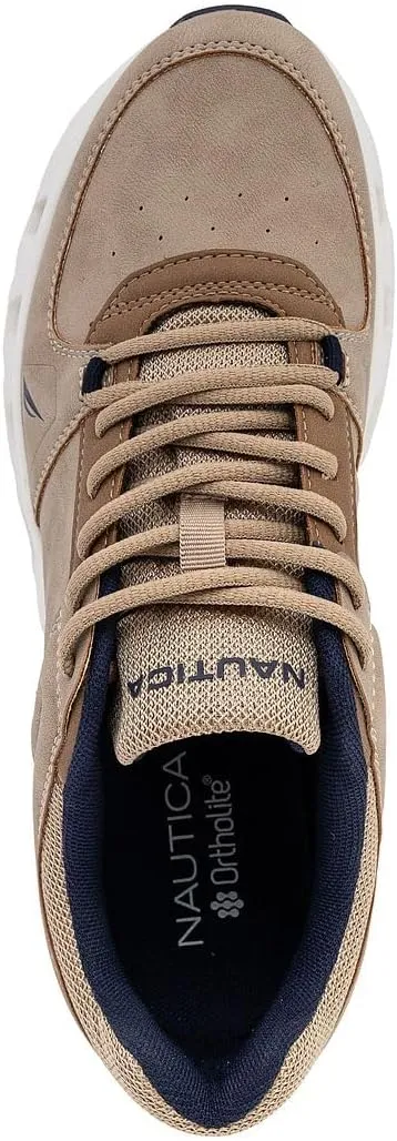 Nautica Mens Running Sneakers Sport Fashion Lace-Up Athletic Soft Shoes for Gym Tennis Men – Cushioned, Breathable, Lightweight & Comfortable
