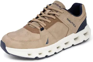 Nautica Mens Running Sneakers Sport Fashion Lace-Up Athletic Soft Shoes for Gym Tennis Men – Cushioned, Breathable, Lightweight & Comfortable