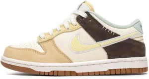 Nike Big Kid's Dunk Low GS 'Coconut Milk/Soft Yellow' (HQ3474 171) - Size 6Y
