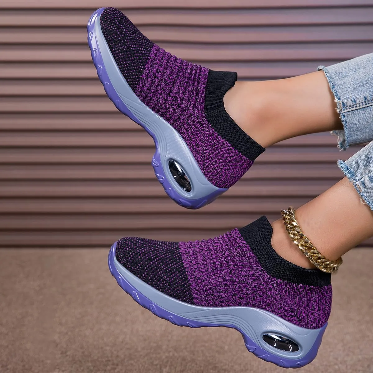 Non Slip Work Shoes Women, Walking Shoes Women, Work Gym Nurse Mesh Casual Fashion Sneakers Comfort Breathable Lightweight