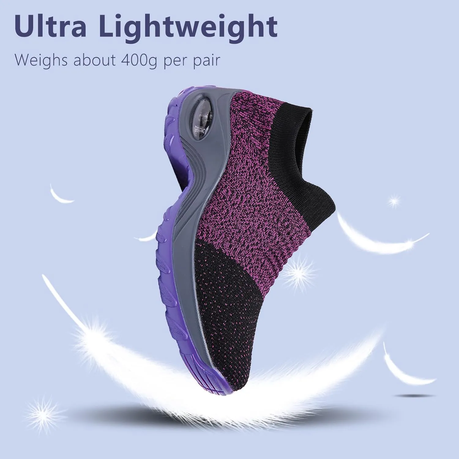Non Slip Work Shoes Women, Walking Shoes Women, Work Gym Nurse Mesh Casual Fashion Sneakers Comfort Breathable Lightweight