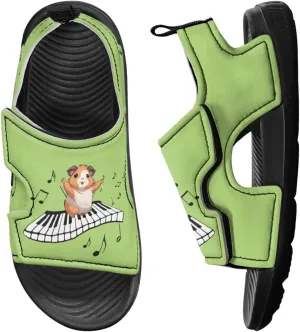 Nylon buckle Daisy Floral Hamster Kids' Sandals for Boys Suitable for Outdoor Play Fashioned Walking Shoes