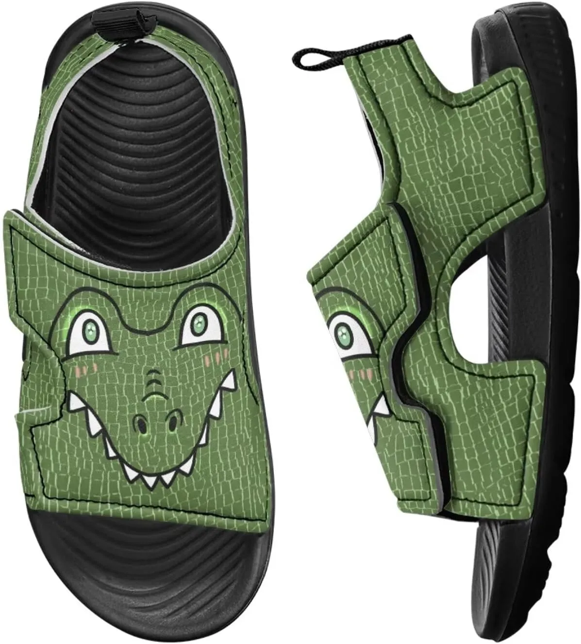 Nylon buckle Kids Cartoon Sandals for Boys Girls Suitable for Outdoor Play Walking Shoes