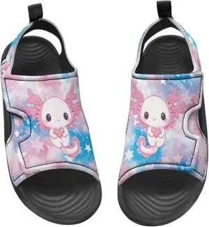 Nylon buckle Kids Cartoon Sandals for Boys Girls Suitable for Outdoor Play Walking Shoes