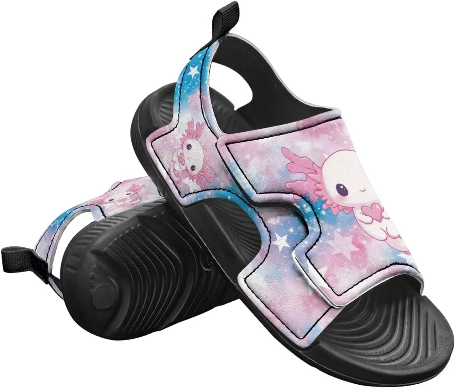 Nylon buckle Kids Cartoon Sandals for Boys Girls Suitable for Outdoor Play Walking Shoes