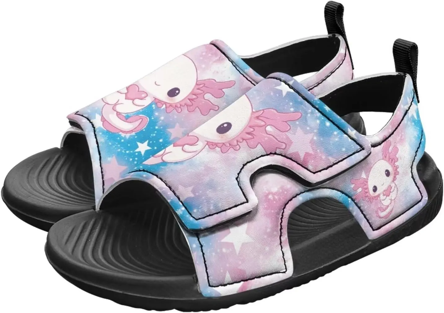Nylon buckle Kids Cartoon Sandals for Boys Girls Suitable for Outdoor Play Walking Shoes