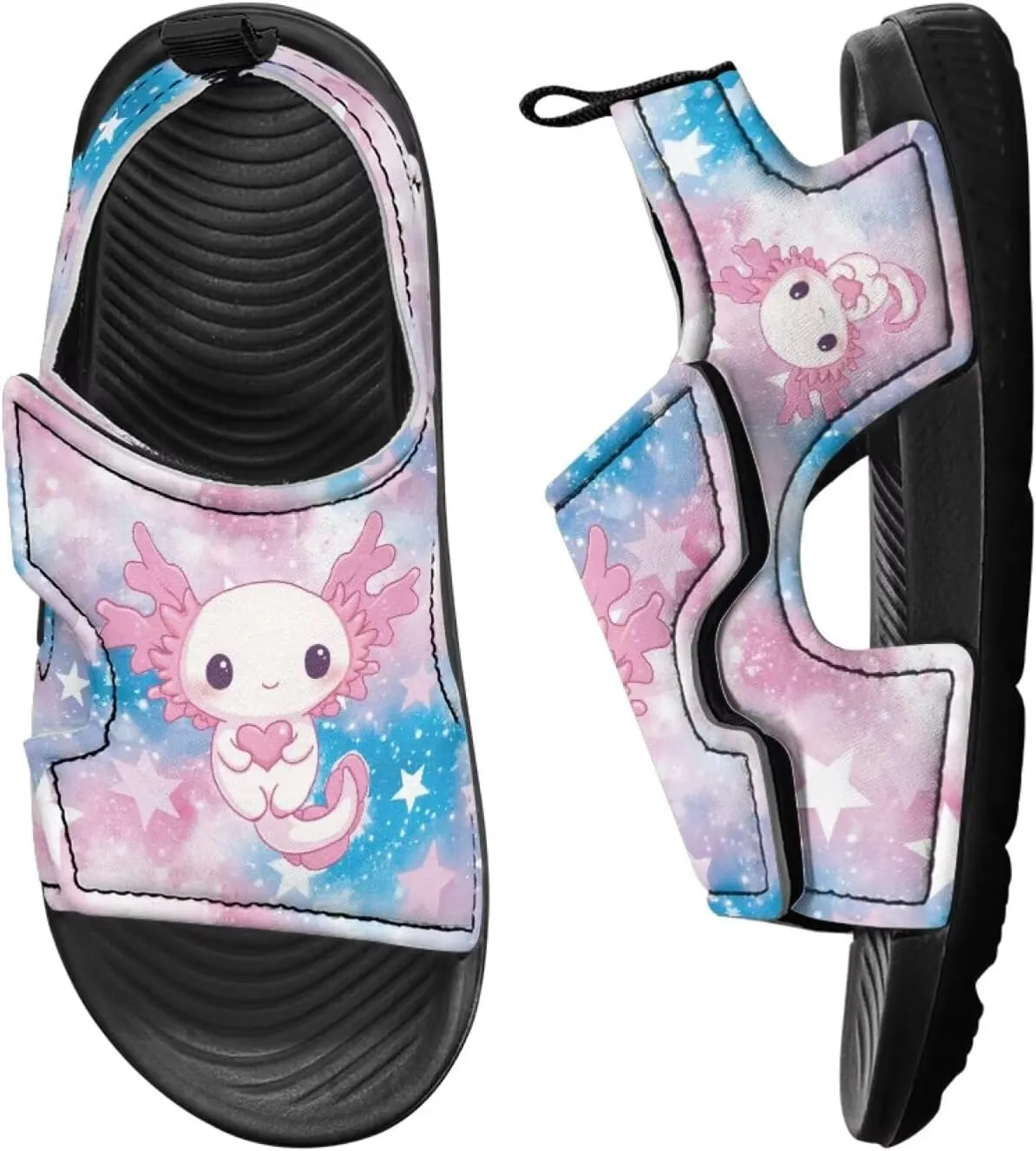Nylon buckle Kids Cartoon Sandals for Boys Girls Suitable for Outdoor Play Walking Shoes