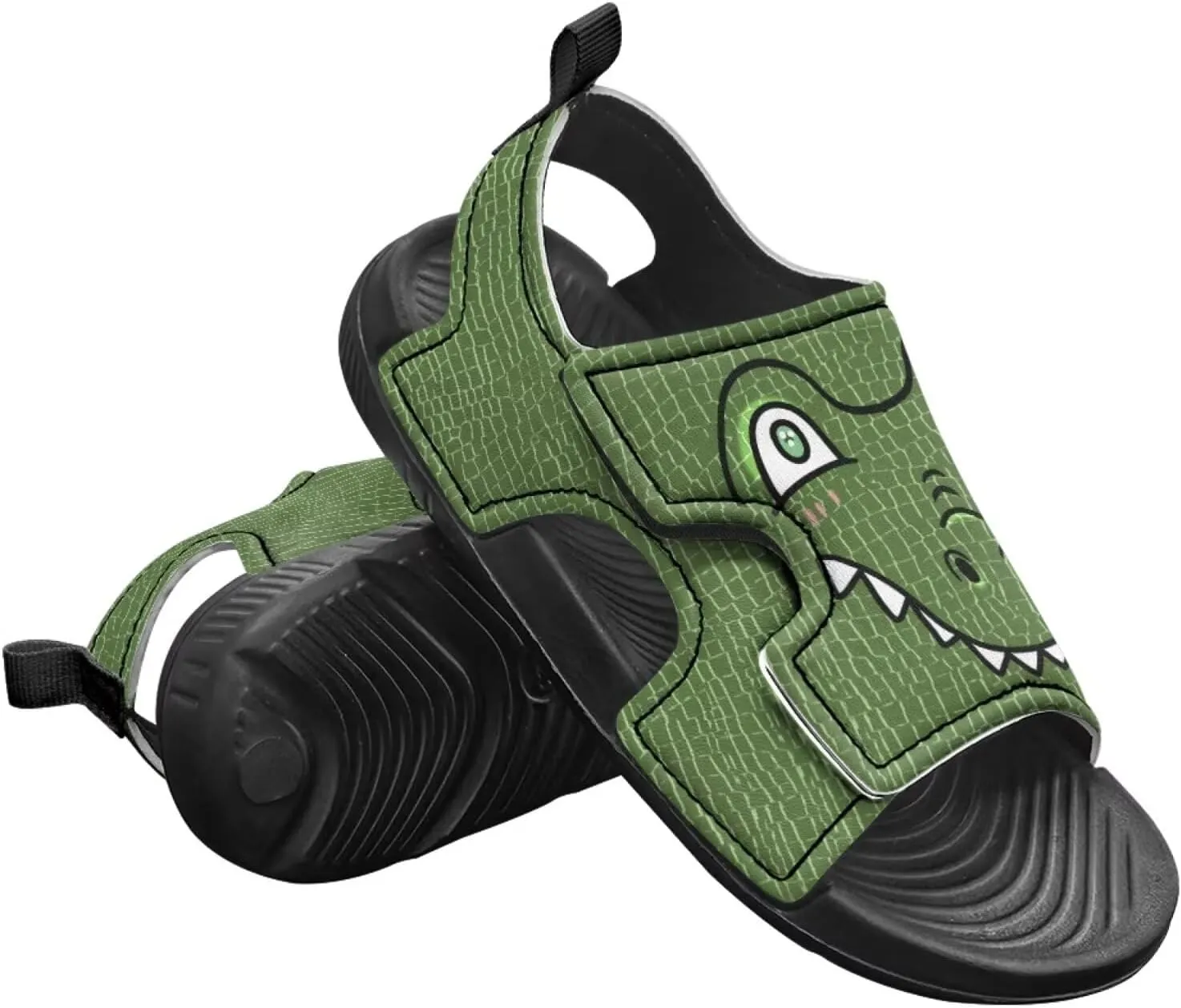 Nylon buckle Kids Cartoon Sandals for Boys Girls Suitable for Outdoor Play Walking Shoes