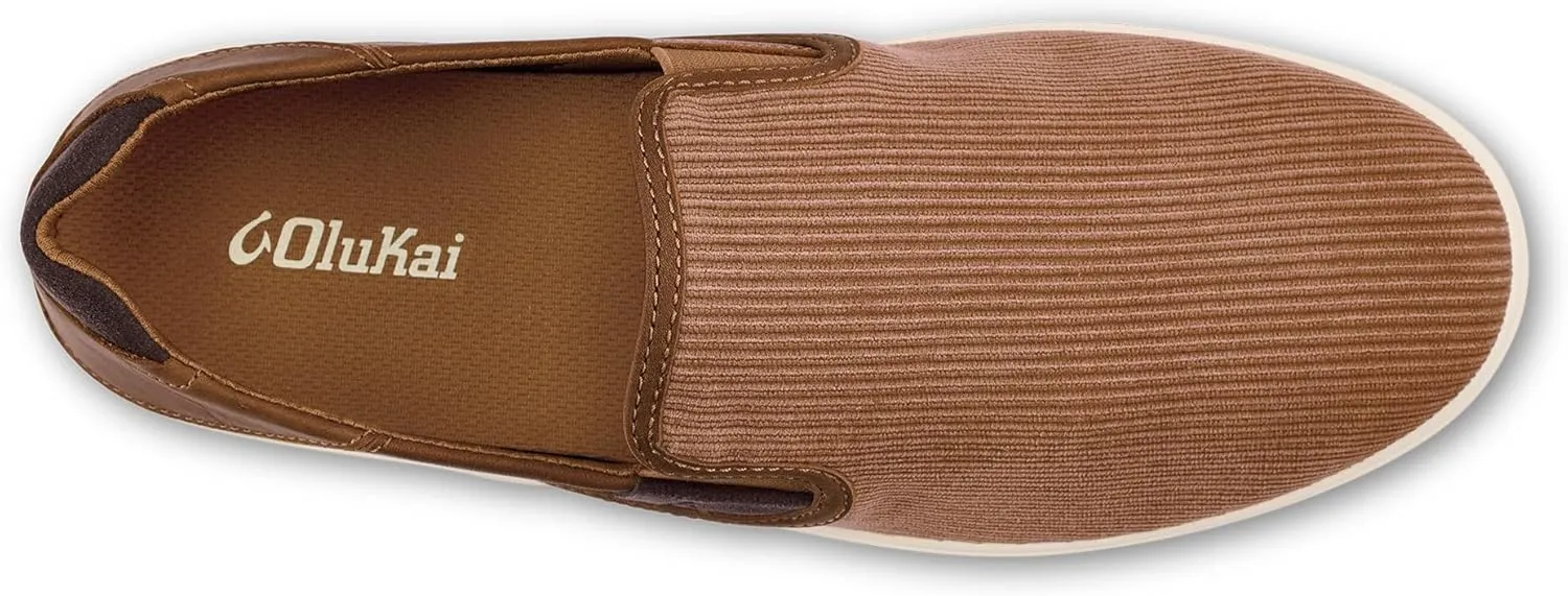 OLUKAI Lae'ahi Kapa Men's Slip On Sneakers, Lightweight & Breathable All-Weather Shoes, Drop-in Heel & Comfort Fit