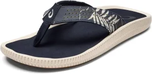 OLUKAI Ulele Men's Beach Sandals, Water Resistant Flip Flops, Arch Support & Comfort Fit, Lightweight & Durable, Enhanced Grip & Traction