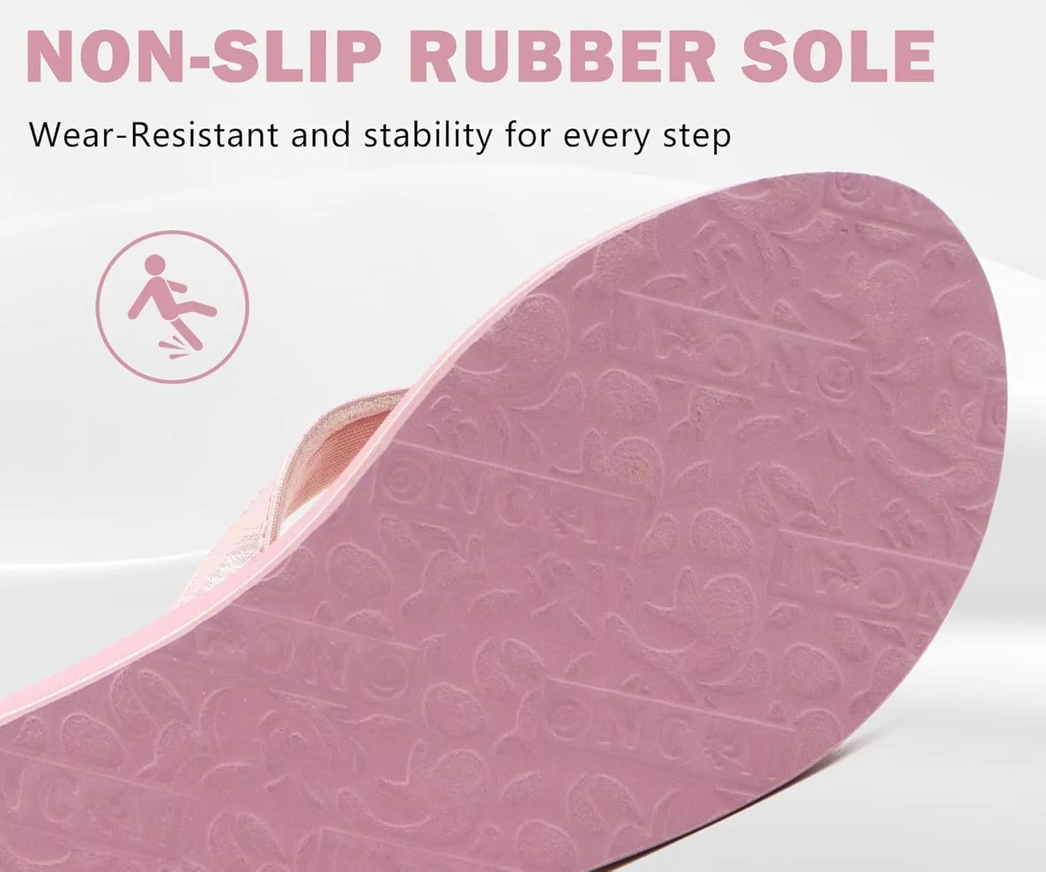 ONCAI Women's Flip Flops Comfortable Summer Beach Thong Sandals for Women with Cushion Walking Arch Support Yoga Mat Indoor Outdoor Soles