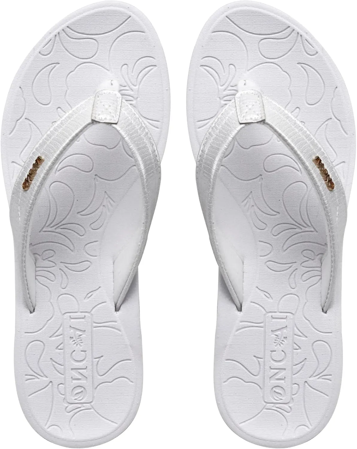 ONCAI Women's Flip Flops Comfortable Summer Beach Thong Sandals for Women with Cushion Walking Arch Support Yoga Mat Indoor Outdoor Soles