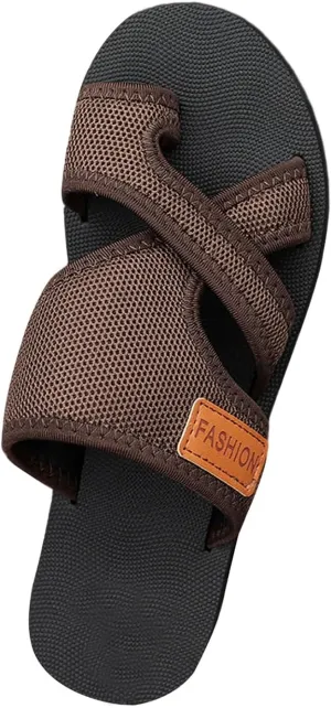 Orthopedic Sandals for Women, Comfortable Beach Sandals with Arch Support Breathable Hollow Mesh Walking Flip Flops