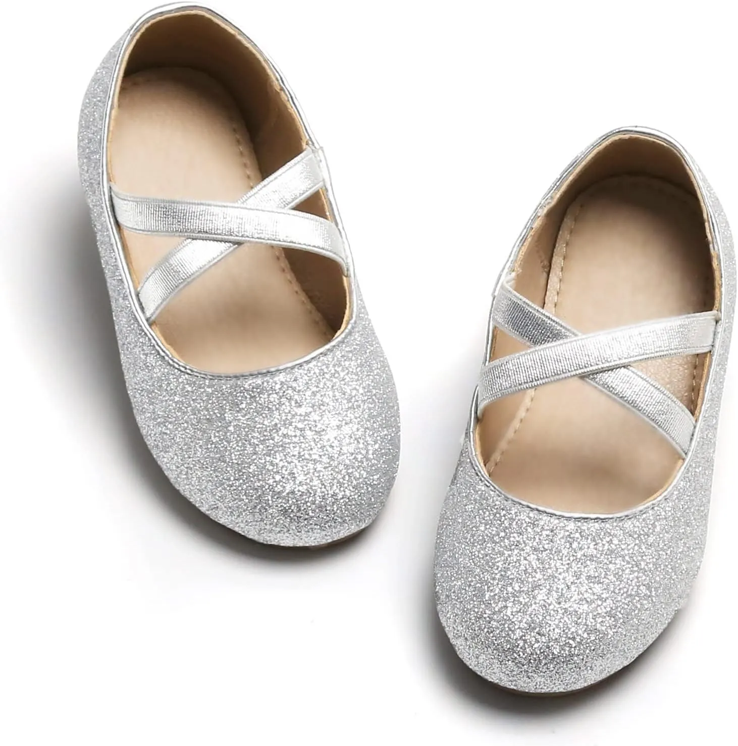 Otter MOMO Toddler Little Girls Party Dress Princess Shoes Slip On Mary Jane Ballerina Flats Shoes