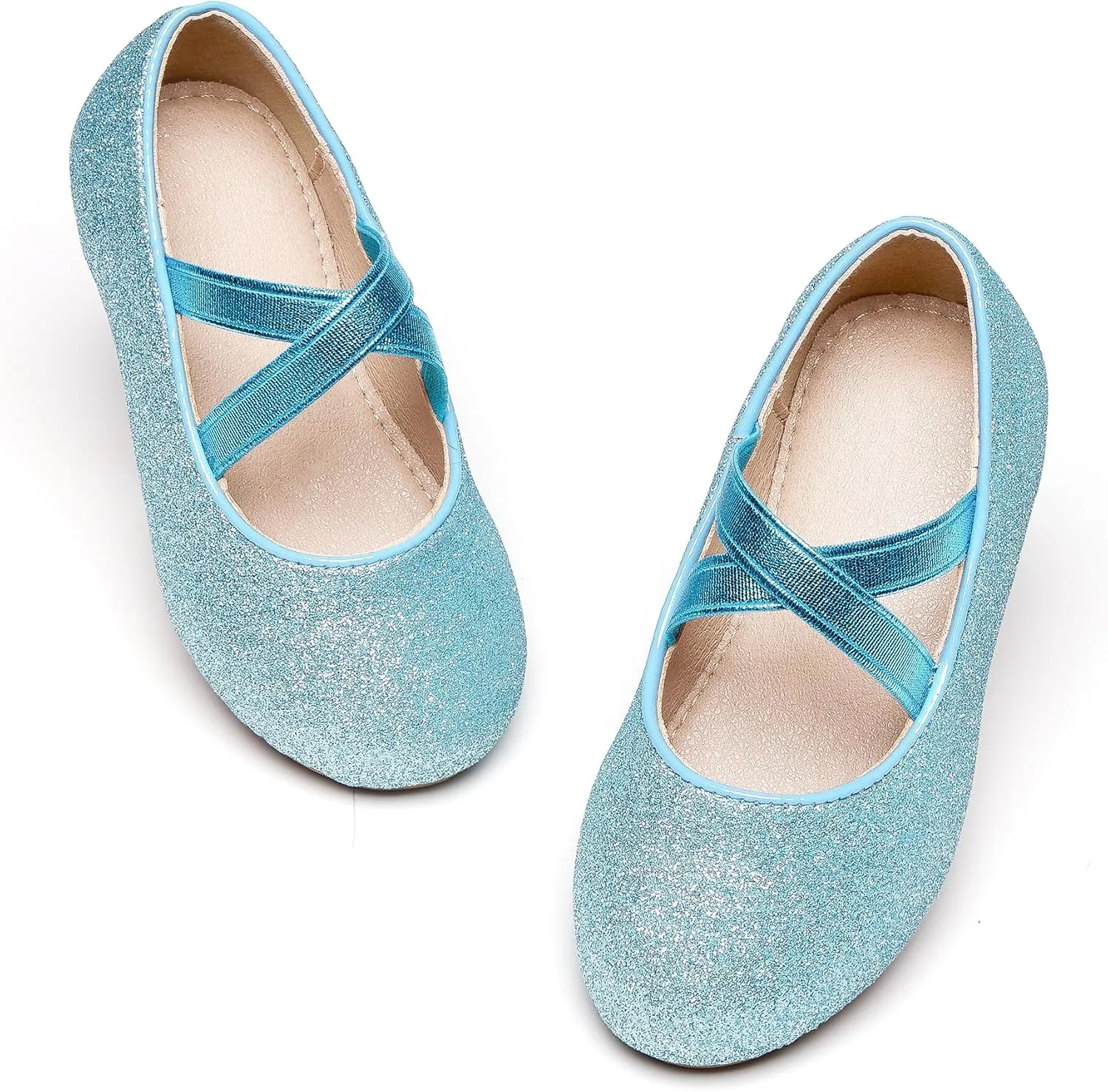 Otter MOMO Toddler Little Girls Party Dress Princess Shoes Slip On Mary Jane Ballerina Flats Shoes