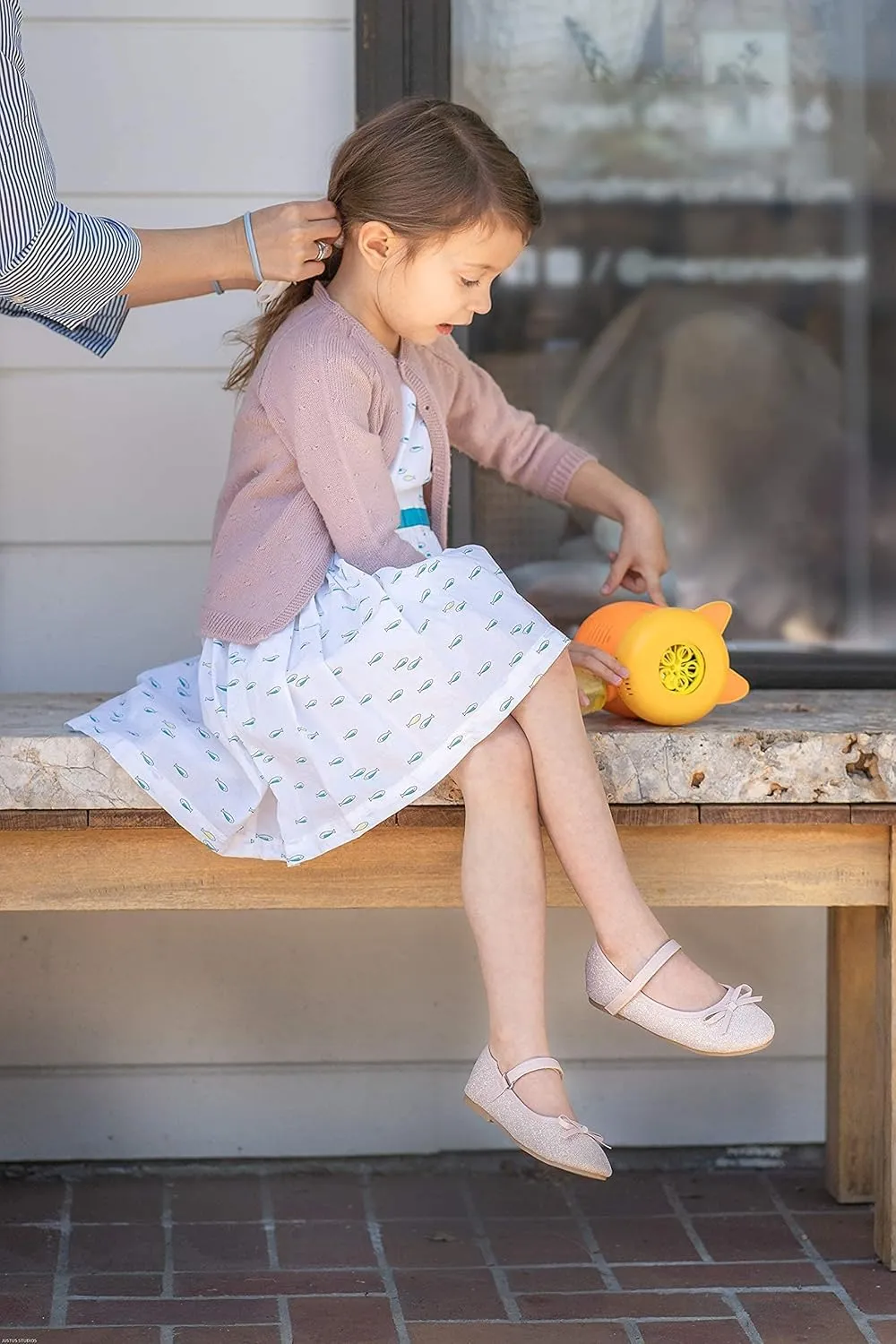 Otter MOMO Toddler/Little Girls Mary Jane Ballerina Flats Shoes Slip-on School Party Dress Shoes