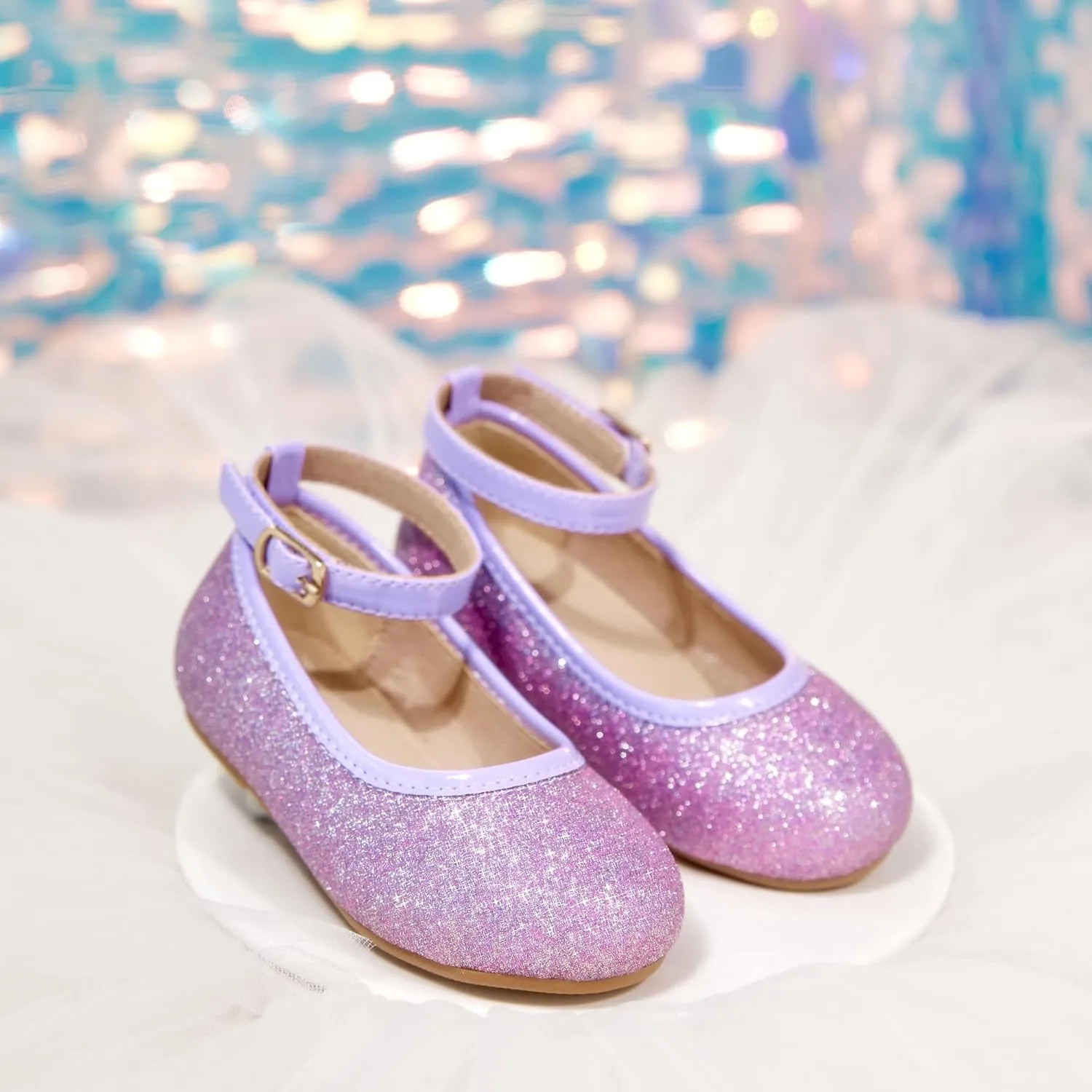 Otter MOMO Toddler/Little Girls Mary Jane Ballerina Flats Shoes Slip-on School Party Dress Shoes
