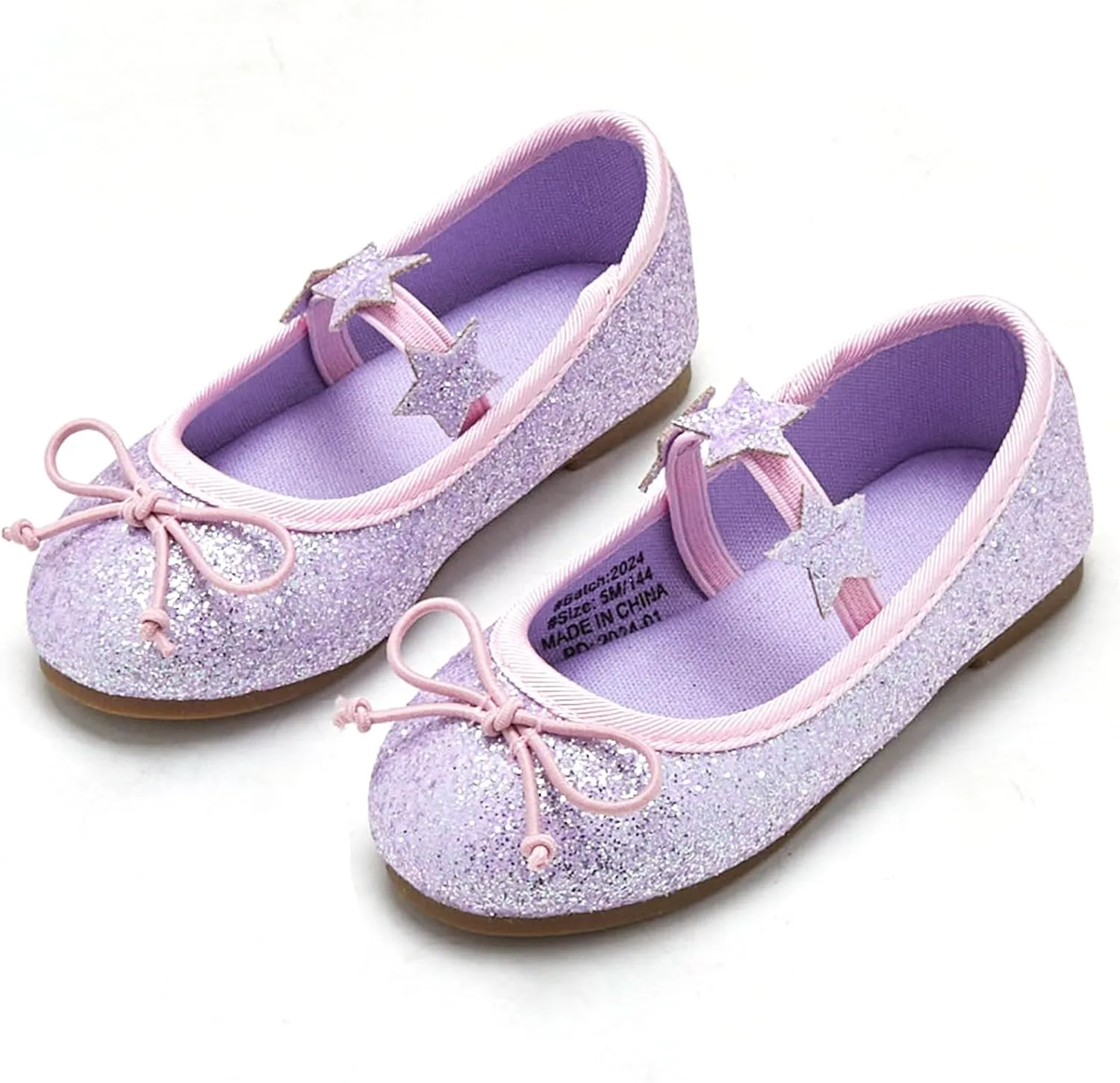 Otter MOMO Toddler/Little Girls Mary Jane Ballerina Flats Shoes Slip-on School Party Dress Shoes