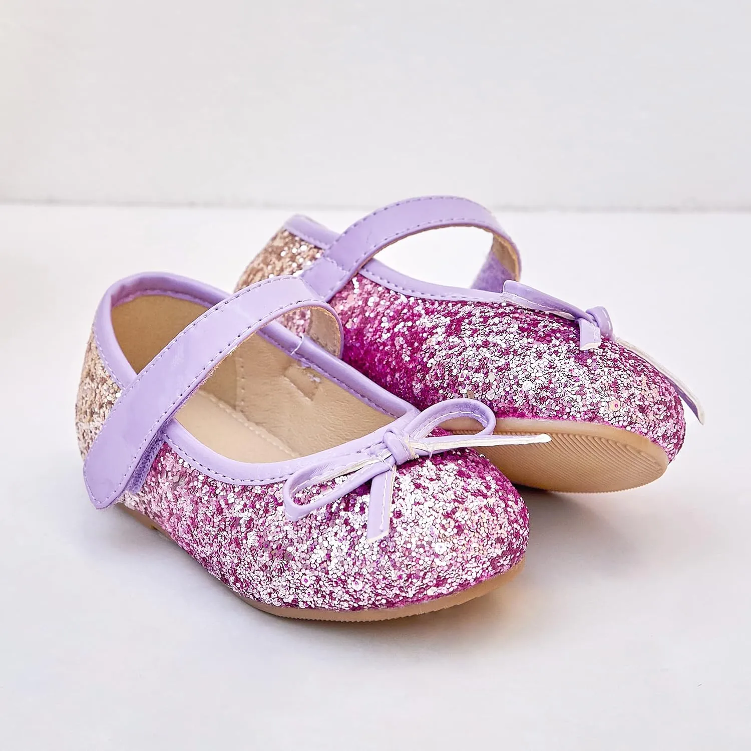 Otter MOMO Toddler/Little Girls Mary Jane Ballerina Flats Shoes Slip-on School Party Dress Shoes