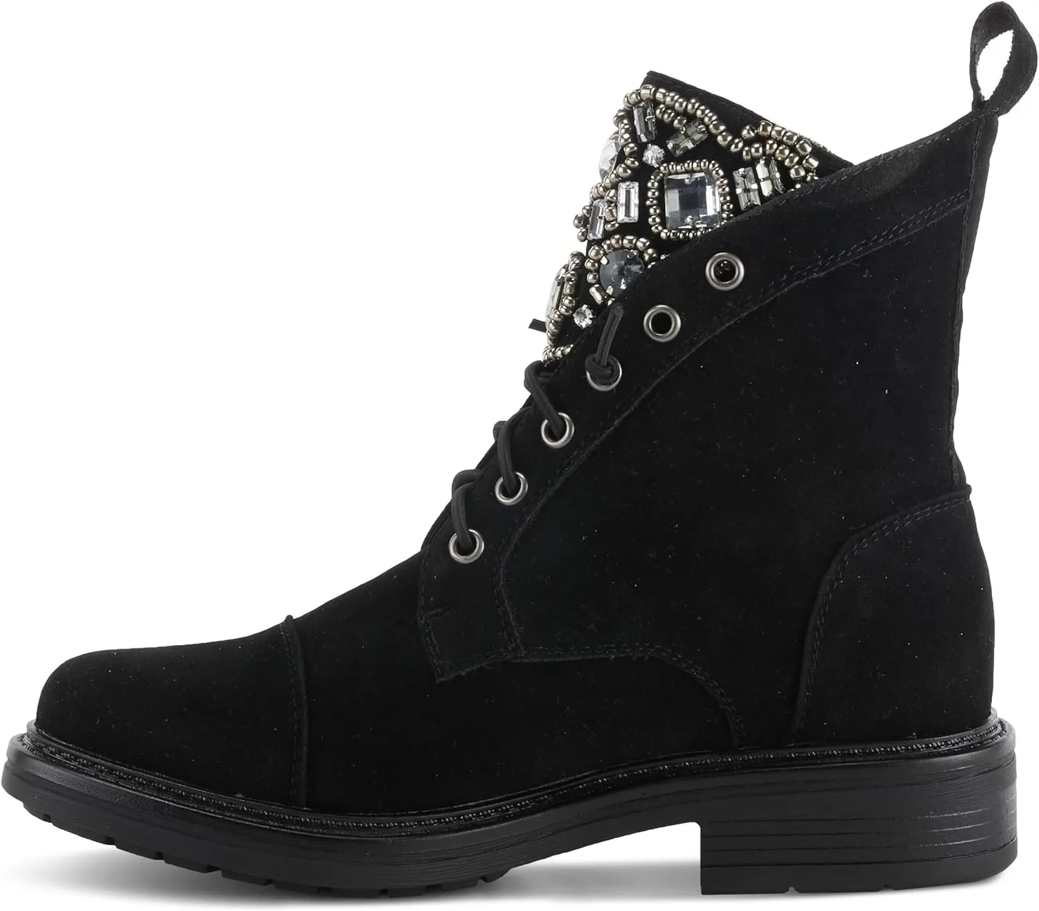 PATRIZIA Spring Step Blazin Pull-On Boots for Women - Ankle boots for Womens with Toggle Closure - Stretchable Womens Booties for Outdoor